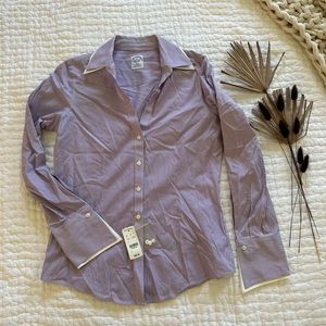 Women’s NEW! NWT Brooks Brothers Button-Down Buisness Work Shirt Blouse Sz 4